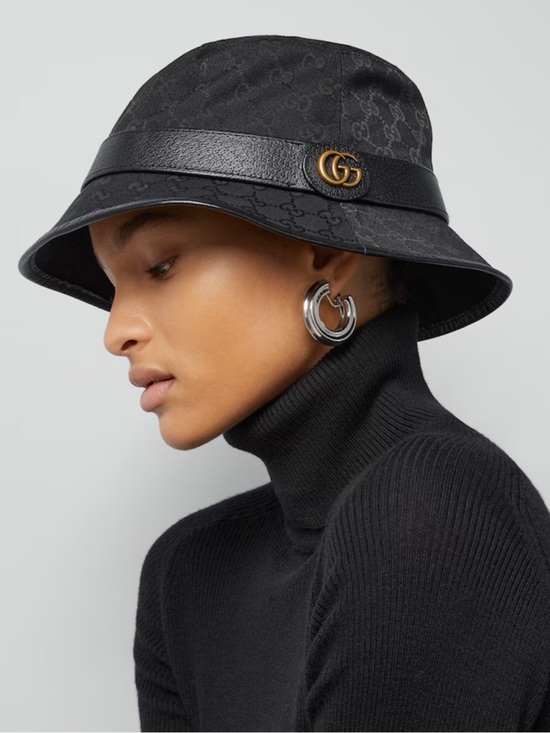 GUCCI | ✨NEW✨ GG Canvas Bucket Hat in Black GG Canvas main image 11